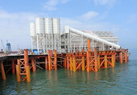 El Grupo ZHONGTAI completó con éxito el proyecto de construcción del silo de cemento del muelle