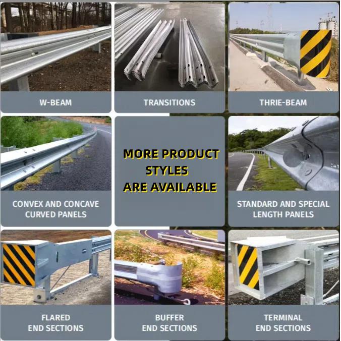 Hot-dip Galvanized Steel Road Barrier